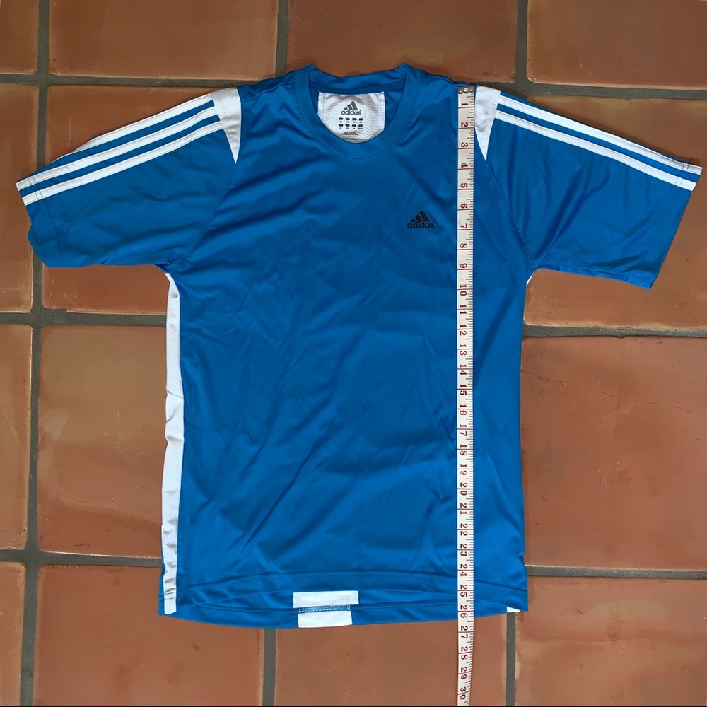 Men’s Adidas ClimaCool Short Sleeve Blue Shirt XS - Picture 5 of 6